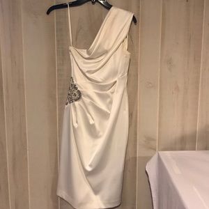 Eliza J satin dress